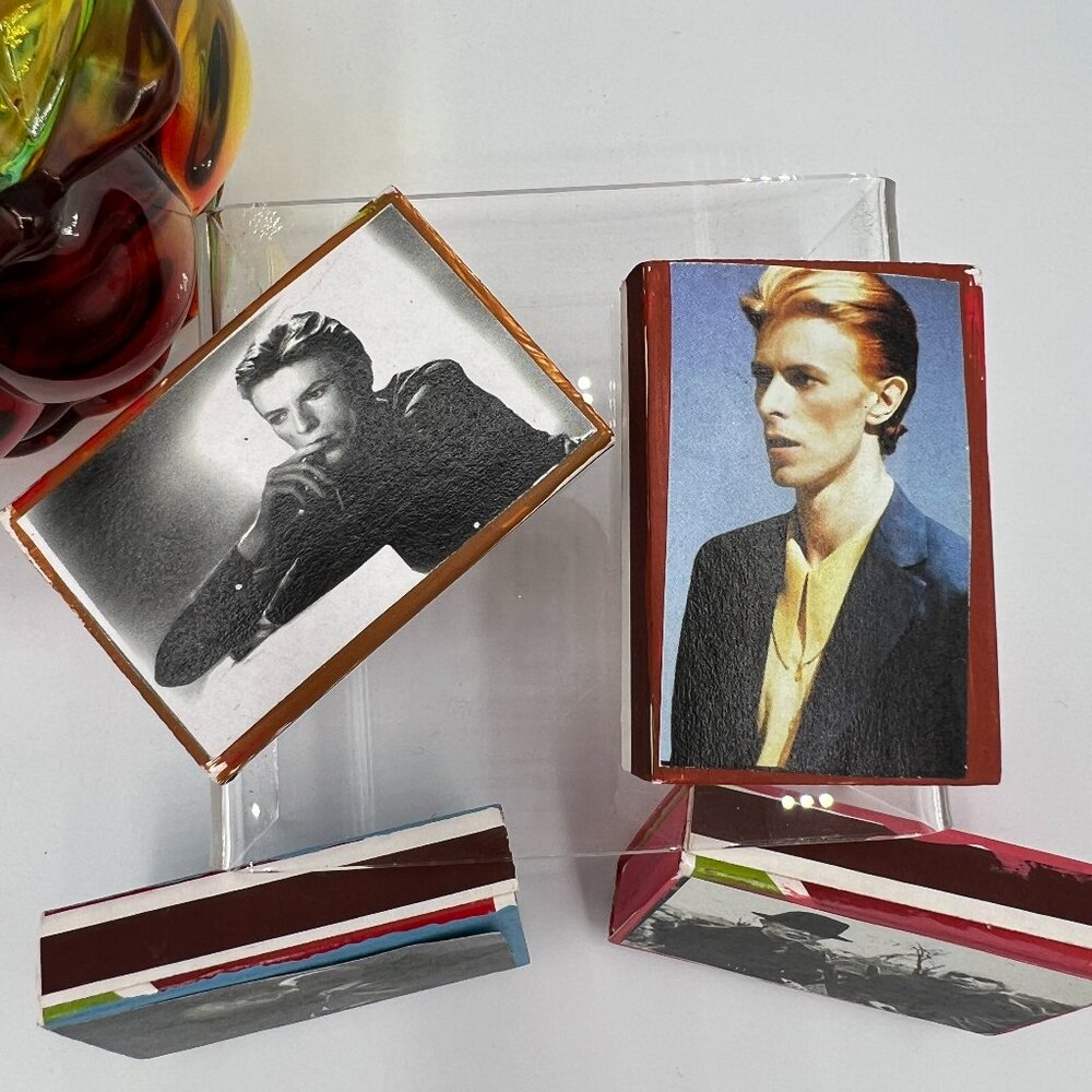 David Bowie set of 4 matches, new, unused.